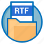 document, extension, file, rtf 