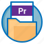 document, extension, file, pr, premiere 