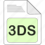 3ds, data, document, extension, file, file type, format 