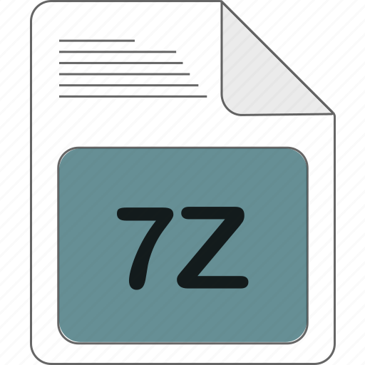 7z, data, document, extension, file, file type, format icon - Download on Iconfinder