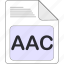 aac, data, document, extension, file, file type, format 