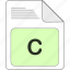 c, data, document, extension, file, file type, format 