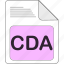 cda, data, document, extension, file, file type, format 
