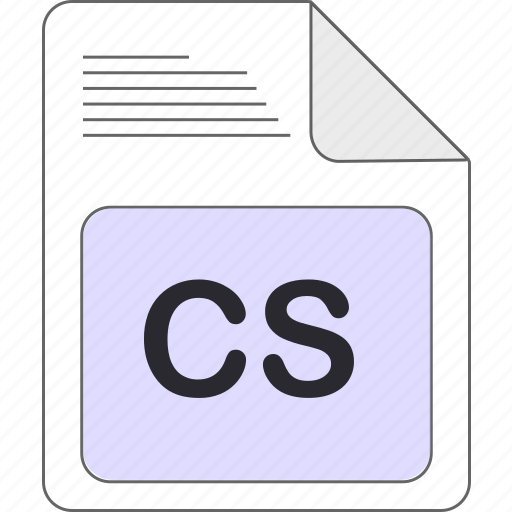 Cs, data, document, extension, file, file type, format icon - Download on Iconfinder
