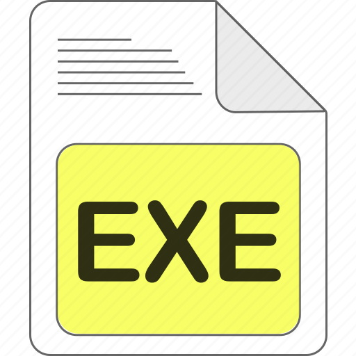 Data, document, exe, extension, file, file type, format icon - Download on Iconfinder