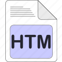 data, document, extension, file, file type, format, htm