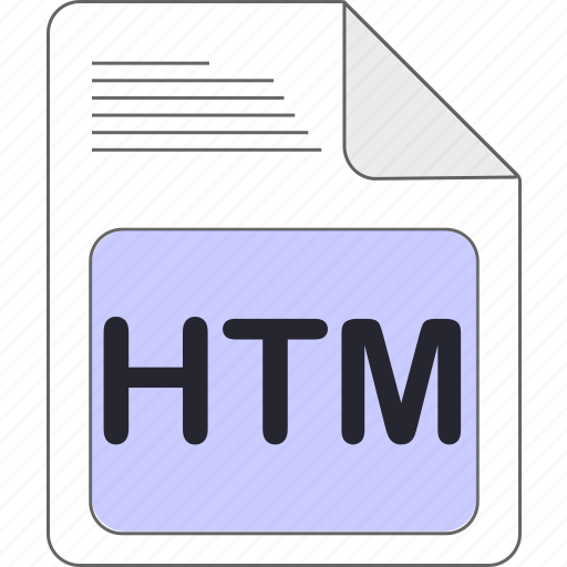 Data, document, extension, file, file type, format, htm icon - Download on Iconfinder