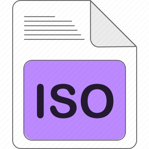 Data, document, extension, file, file type, format, iso icon - Download on Iconfinder