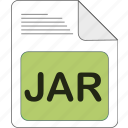 data, document, extension, file, file type, format, jar