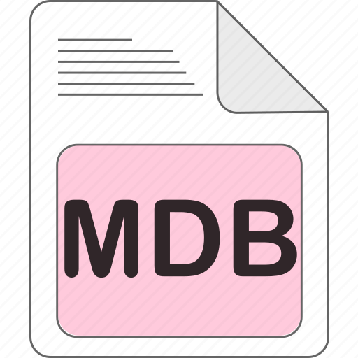 Data, document, extension, file, file type, format, mdb icon - Download on Iconfinder