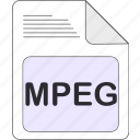 data, document, extension, file, file type, format, mpeg