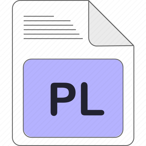 Data, document, extension, file, file type, format, pl icon - Download on Iconfinder