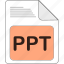 data, document, extension, file, file type, format, ppt 