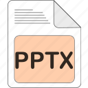 data, document, extension, file, file type, format, pptx