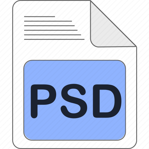 Data, document, extension, file, file type, format, psd icon - Download on Iconfinder