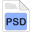 data, document, extension, file, file type, format, psd 