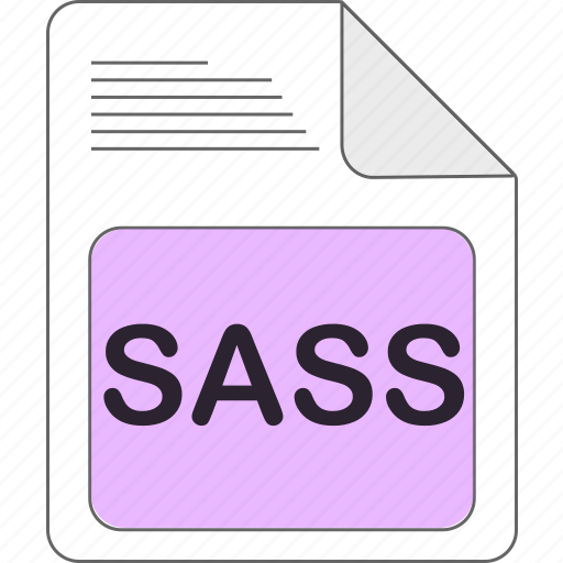 Data, document, extension, file, file type, format, sass icon - Download on Iconfinder