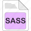 data, document, extension, file, file type, format, sass 