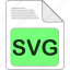 data, document, extension, file, file type, format, svg 