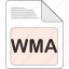 data, document, extension, file, file type, format, wma 