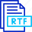 rtf, fromat, type, archive, file, and, folder 