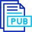 pub, fromat, type, archive, file, and, folder 