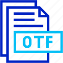 otf, fromat, type, archive, file, and, folder