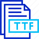 ttf, fromat, type, archive, file, and, folder