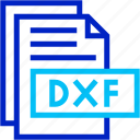 dxf, fromat, type, archive, file, and, folder