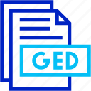 ged, fromat, type, archive, file, and, folder