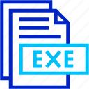 exe, fromat, type, archive, file, and, folder