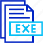 exe, fromat, type, archive, file, and, folder 