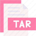 tar, format, type, archive, file, and, folder