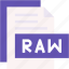raw, format, type, archive, file, and, folder 