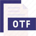 otf, format, type, archive, file, and, folder