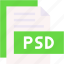 psd, format, type, archive, file, and, folder 