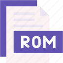 rom, format, type, archive, file, and, folder