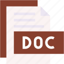 doc, format, type, archive, file, and, folder