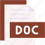 doc, format, type, archive, file, and, folder 