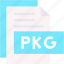 pkg, format, type, archive, file, and, folder 