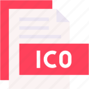 ico, format, type, archive, file, and, folder