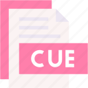 cue, format, type, archive, file, and, folder
