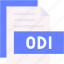 odi, format, type, archive, file, and, folder 