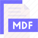 mdf, format, type, archive, file, and, folder