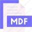 mdf, format, type, archive, file, and, folder 