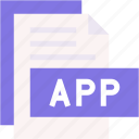 app, format, type, archive, file, and, folder