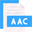aac, format, type, archive, file, and, folder 