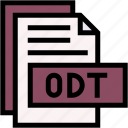 odt, format, type, archive, file, and, folder