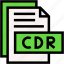 cdr, format, type, archive, file, and, folder 