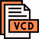 vcd, format, type, archive, file, and, folder